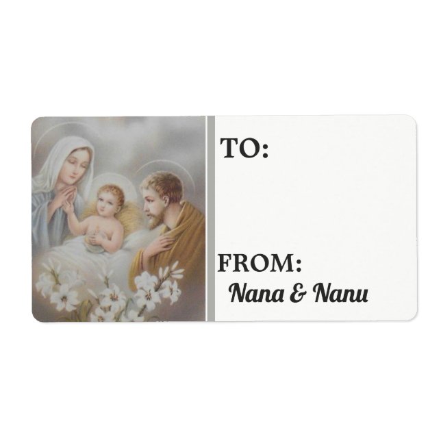 Nativity Christmas Personalised (Front)