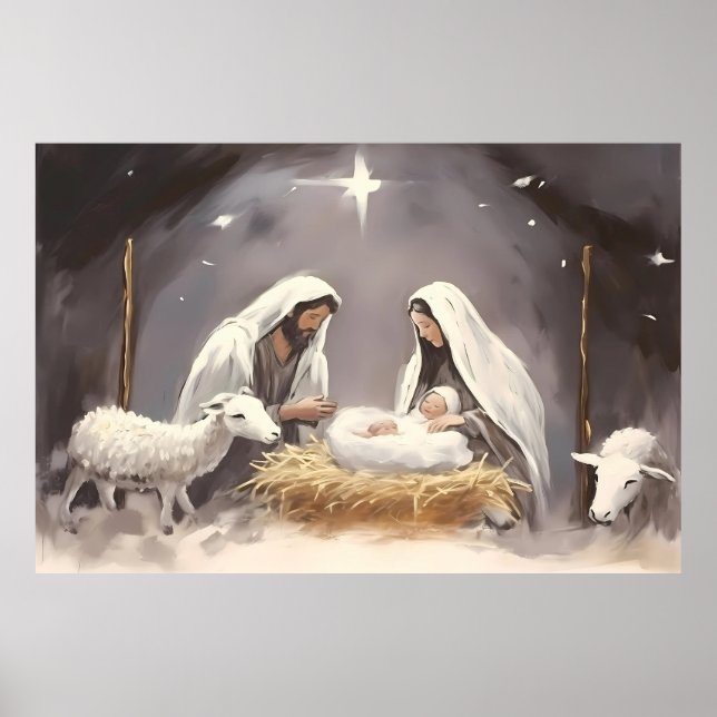 Nativity Christmas Poster (Front)