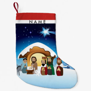 Nativity Christmas Stocking