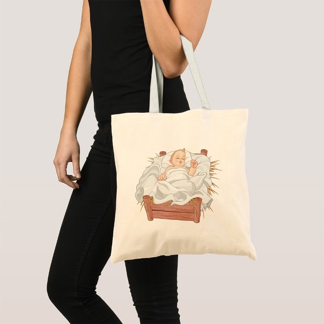 Nativity Crib Baby Tote Bag (Creator Uploaded)