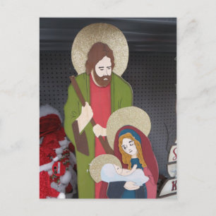 Nativity Figures Postcard