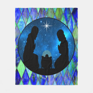 Nativity  fleece blanket
