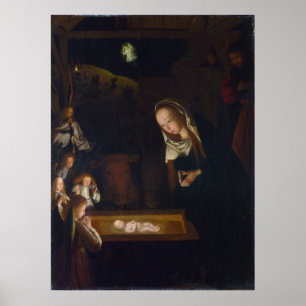 Nativity Geburt Christi by Geertgen tot Sint Jans Poster