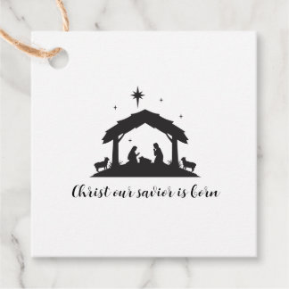 Nativity Gift Tags