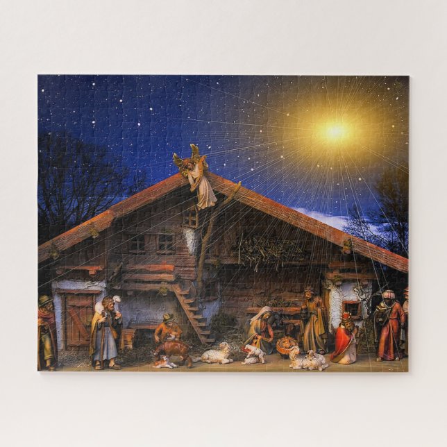 Nativity Glowing Star Photo Puzzle (Horizontal)