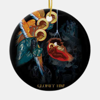 Nativity - Greek Orthodox Christmas Ornament