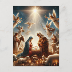 Nativity Holiday Postcard