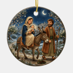 Nativity Holy Family Christmas Ornament
