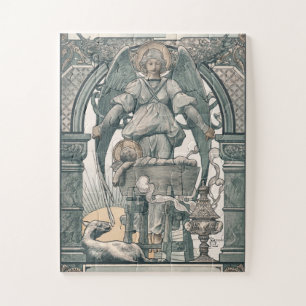 Nativity Jesus Birth Angel Vintage Christmas Jigsaw Puzzle