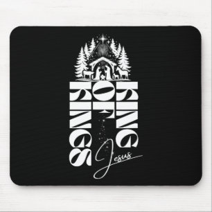 Nativity Jesus King Of Kings Christmas Mouse Mat