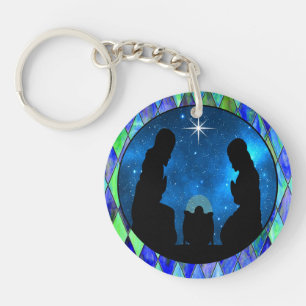Nativity keychain