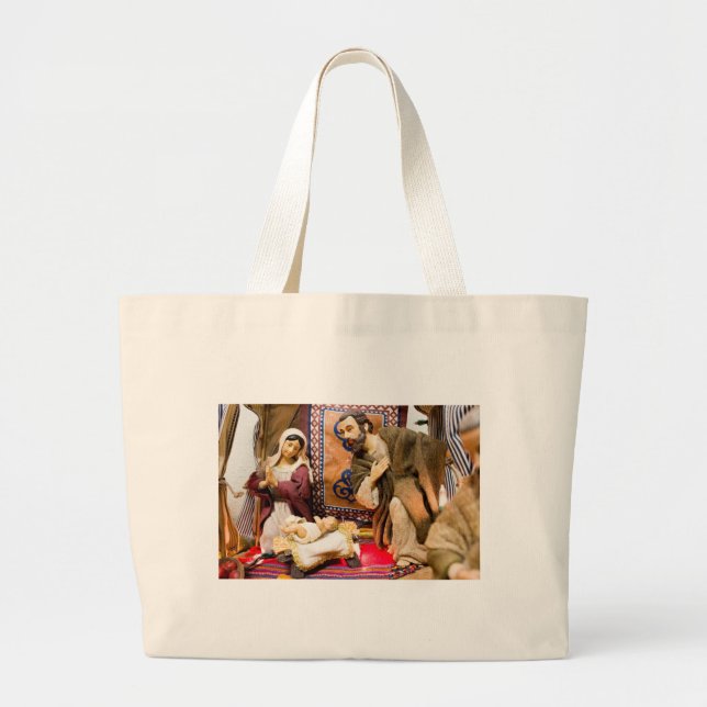 Nativity Large Tote Bag (Front)