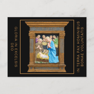 NATIVITY Luca Della Robbia Christmas postcard