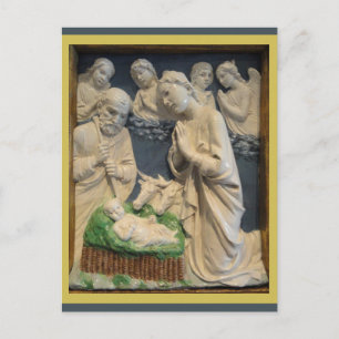 NATIVITY Luca Della Robbia Postcard