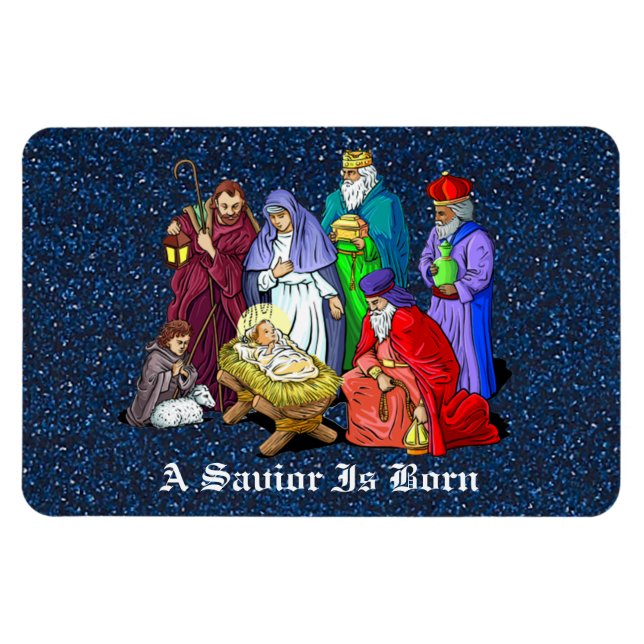 nativity magnet (Horizontal)