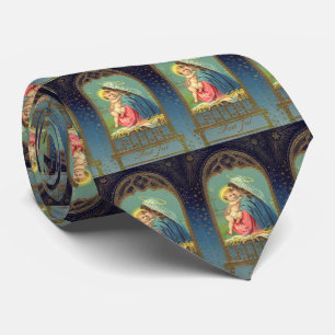 Nativity Mary Holding The Baby Jesus Tie