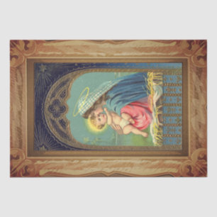 Nativity Mary Holding The Baby Jesus Tissue Paper