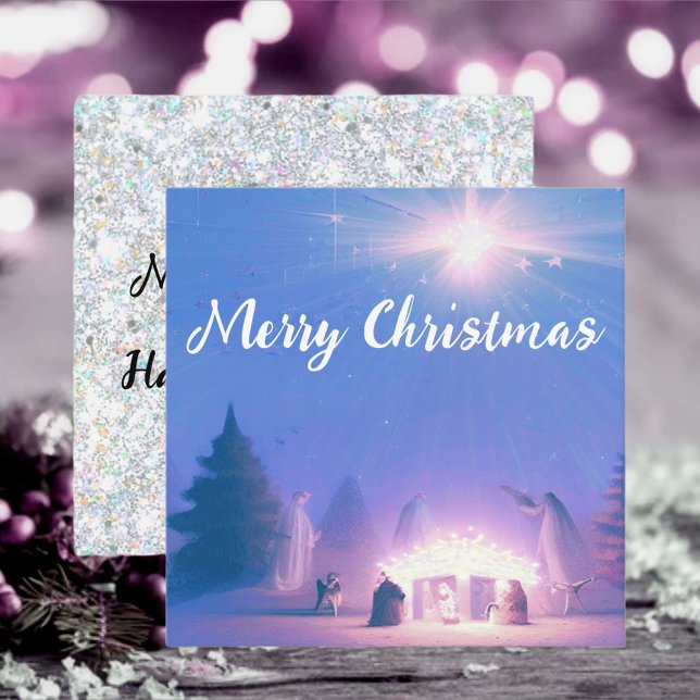 Nativity Merry Christmas & a Happy New Year! Card (Creator Uploaded)
