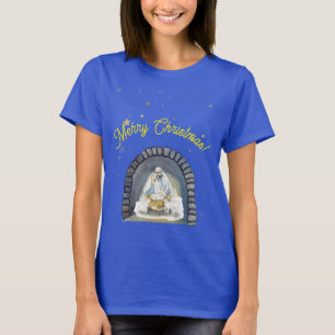 Nativity Merry Christmas  T-Shirt