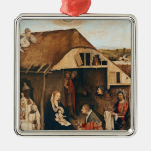 Nativity Metal Tree Decoration