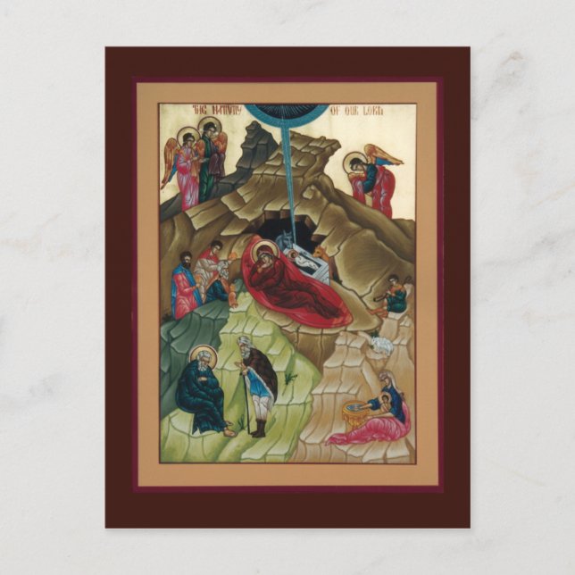 Nativity of Christ Prayer Card (Front)