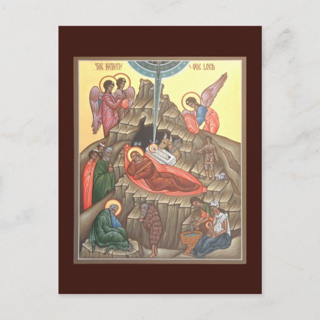 Nativity of Christ Prayer Card (Front)