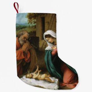 Nativity of Christ Small Christmas Stocking