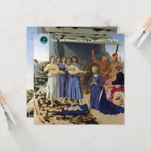 NATIVITY OF JESUS, ANGELS by PIERO DELLA FRANCESCA Invitation