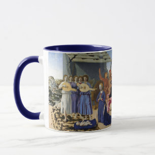 NATIVITY OF JESUS, ANGELS by PIERO DELLA FRANCESCA Mug