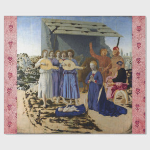NATIVITY OF JESUS by PIERO DELLA FRANESCA  Wrapping Paper