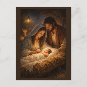 Nativity of Jesus Christ Holiday Postcard