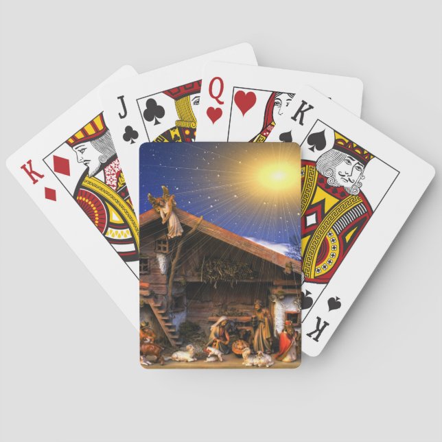 Nativity of Jesus Christ Playing Cards (Back)