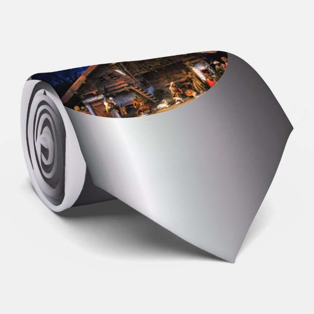 Nativity of Jesus Christ Tie (Rolled)