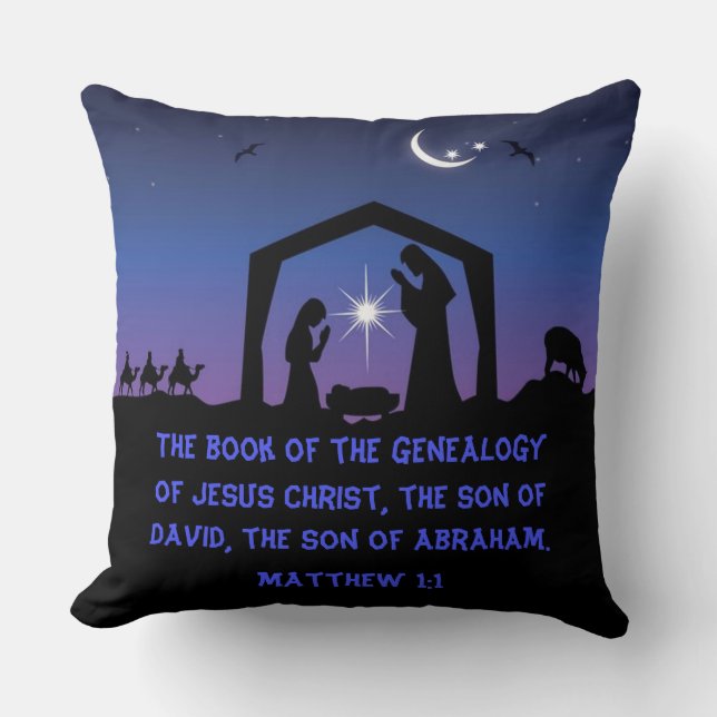 Nativity of Jesus Cushion (Front)