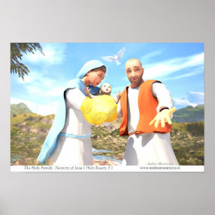 Nativity of Jesus - The Holy Family Poster