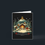 Nativity Ornament Christmas Scene Matthew 1_21  Card<br><div class="desc">Nativity Ornament Christmas Scene Matthew 1_21</div>