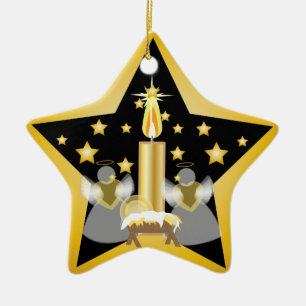 Nativity Ornament-Customise Ceramic Tree Decoration