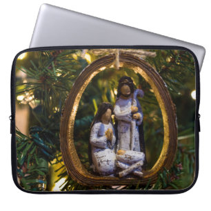 Nativity Ornament Laptop Sleeve