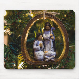 Nativity Ornament Mouse Mat