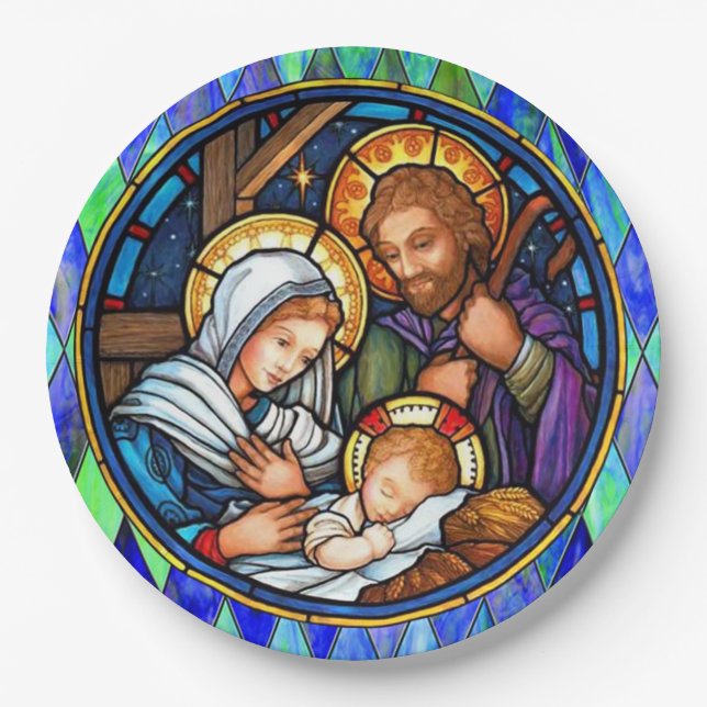 Nativity Paper Plate (Front)