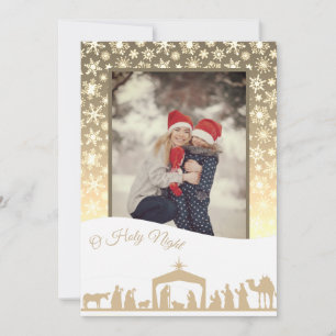Nativity photo Holiday Card