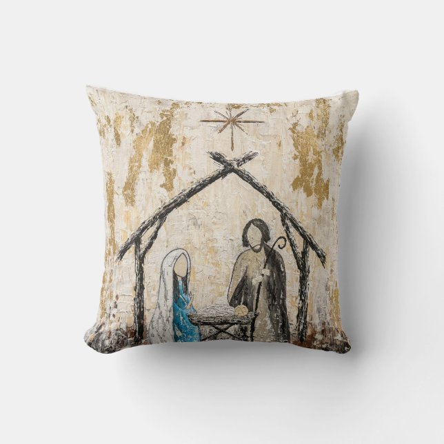 Nativity Pillow (Front)