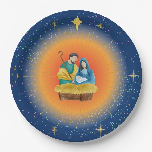 NATIVITY PLATES (Front)