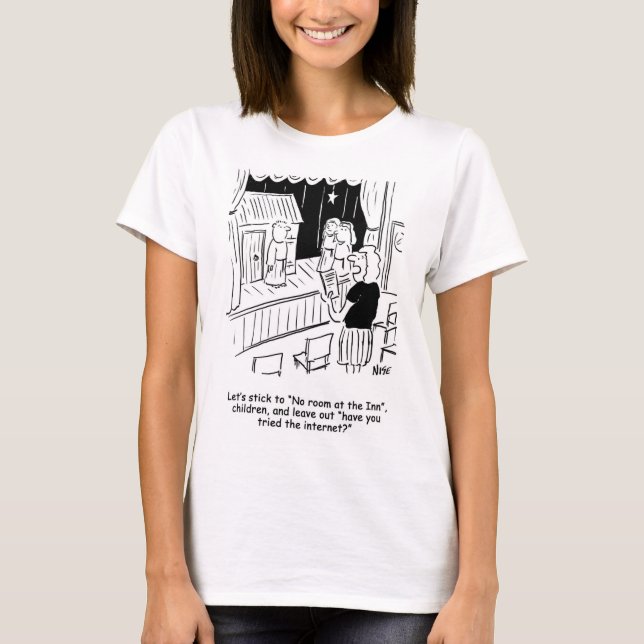 Nativity Play Cartoon T-Shirt (Front)