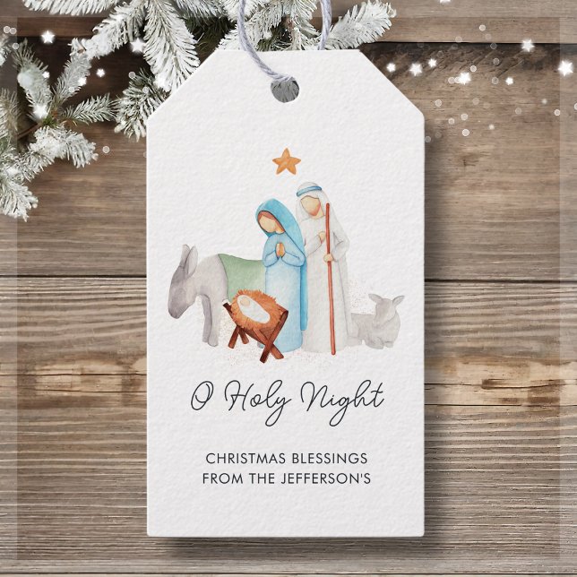 Nativity Religious Christmas  Gift Tags (Creator Uploaded)