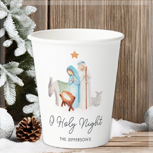 Nativity Religious Christmas  Paper Cups (Creator Uploaded)