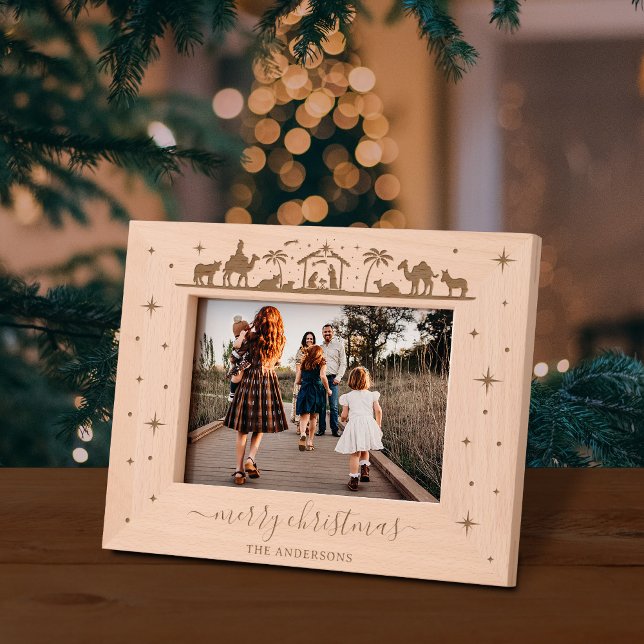 Nativity Scene Baby Jesus Christ Etched Frames (Creator Uploaded)