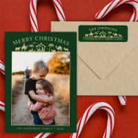 Nativity Scene Baby Jesus Christ Return Address