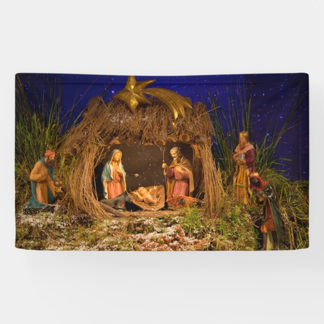 Nativity scene banner (Horizontal)