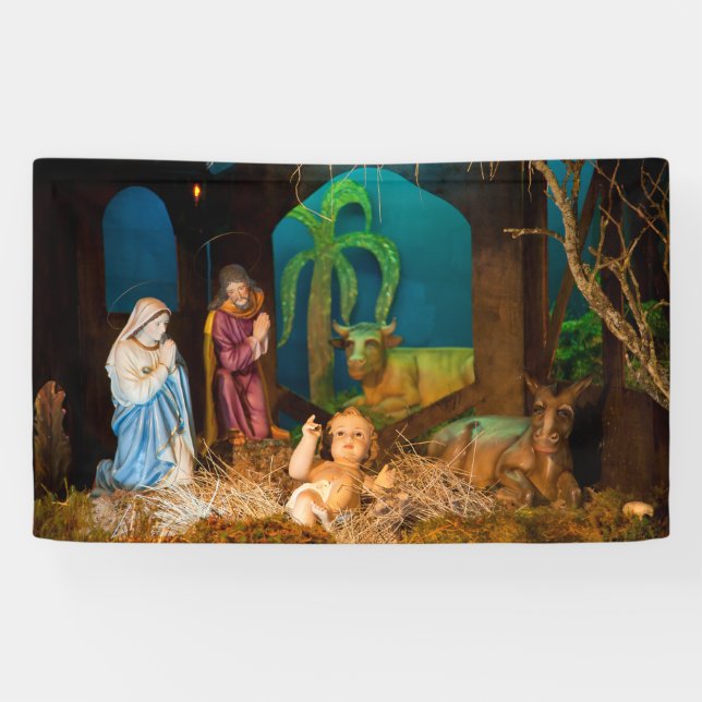 Nativity scene banner (Horizontal)